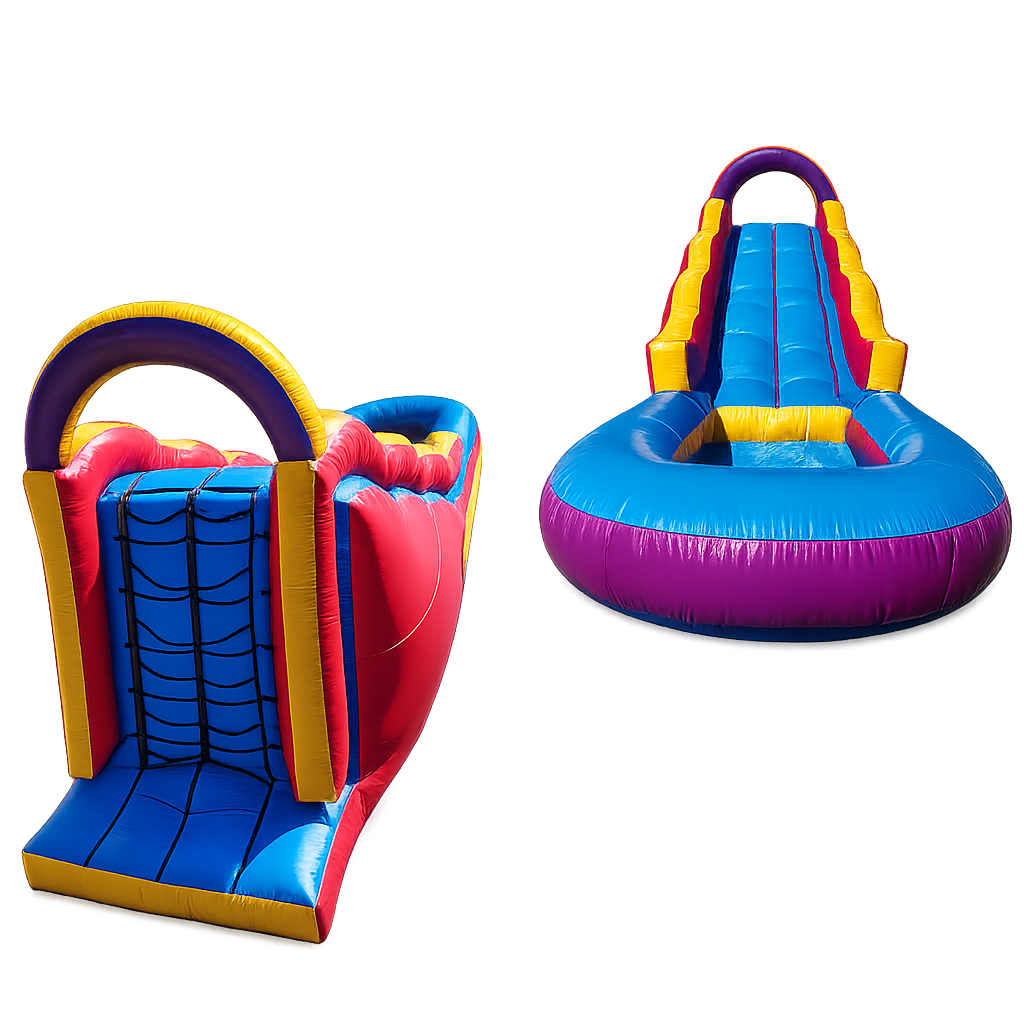 Wave inflatable slide for hire in Pretoria North from Jumptopia